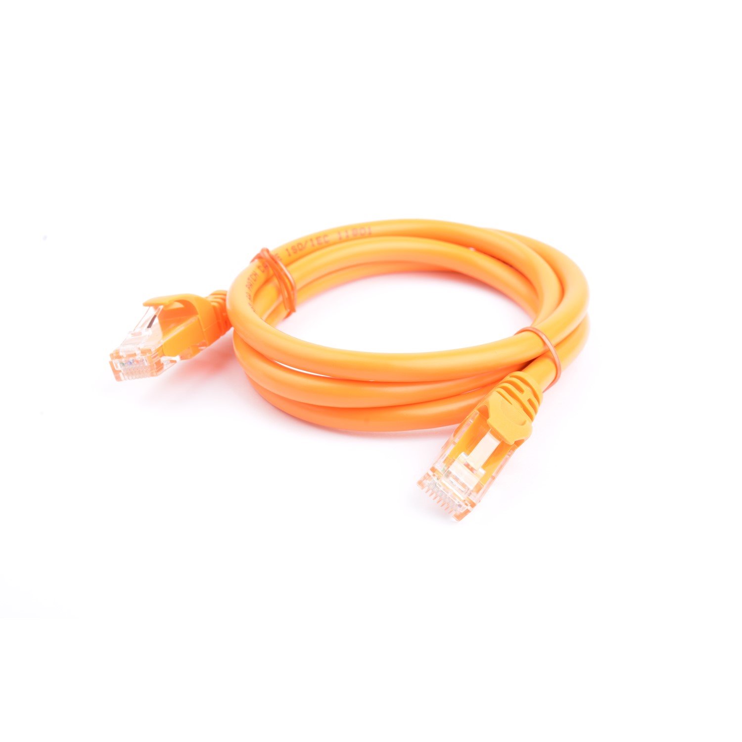 8Ware Cat 6A Utp Ethernet Cable, Snagless&#160; - 1M (100CM) Orange