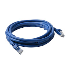 8Ware Cat 6A Utp Ethernet Cable, Snagless&#160; - 5M Blue