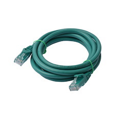 8Ware Cat 6A Utp Ethernet Cable, Snagless&#160; - 2M Green
