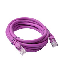 8Ware Cat 6A Utp Ethernet Cable, Snagless&#160; - 2M Purple