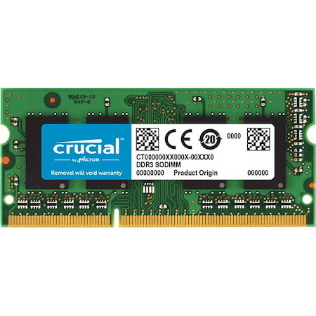 Crucial 4GB (1x4GB) DDR3 Sodimm 1600MHz 1.35 Single Stick Notebook Laptop Memory Ram