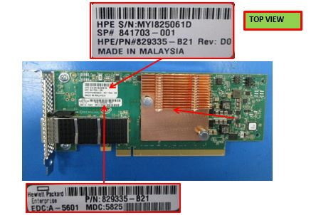 HPE 100Gigabit Ethernet Card for Server - 100GBase-X - Plug-in Card