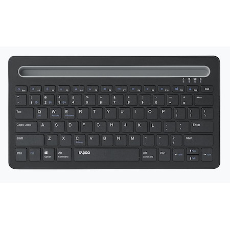 Rapoo XK100 Bluetooth Wireless Keyboard - Switch Between Multiple Devices, Ideal For Computer, Tablet And Smart Phone - For Windows, Mac, Andriod, Ios