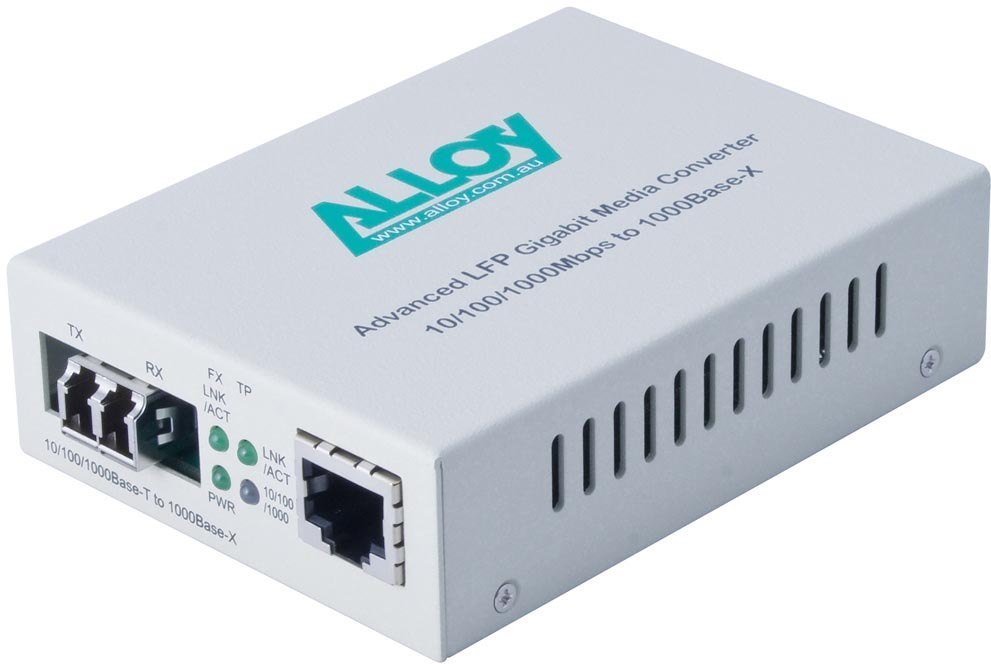 Alloy Gigabit Standalone/Rackmount Media Converter