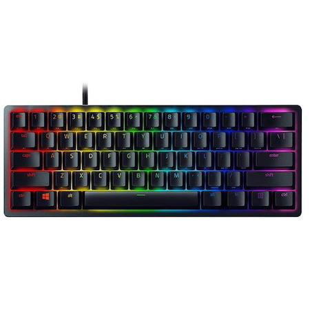Razer Huntsman Mini-60% Optical Gaming Keyboard (Clicky Purple Switch)-FRML Packaging