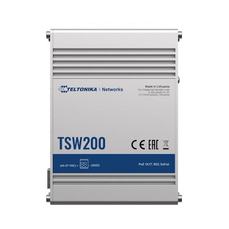 Teltonika TSW200 - Industrial Unmanaged PoE+ Switch