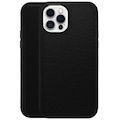 OtterBox Strada Carrying Case (Folio) Apple iPhone 15 Pro Smartphone, Card, Cash - Shadow Black