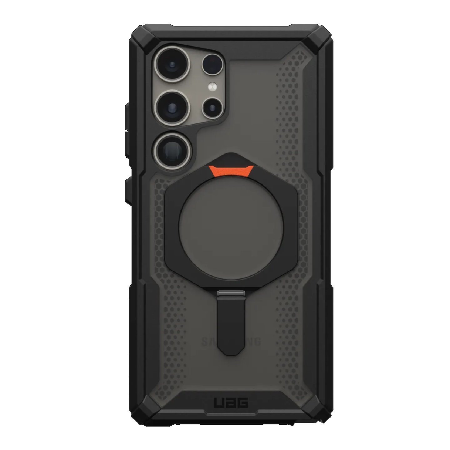 Uag Plasma Xte Pro Magnetic Samsung Galaxy S24 Ultra 5G (6.8') Case - Black/Orange (214436114097), 20 FT. Drop Protection (6M), Integrated Kickstand