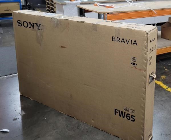 Sony Bravia BZ30L 65" Commercial Display 4K (3840 X 2160) - Damaged Box - Unit Is Fine.