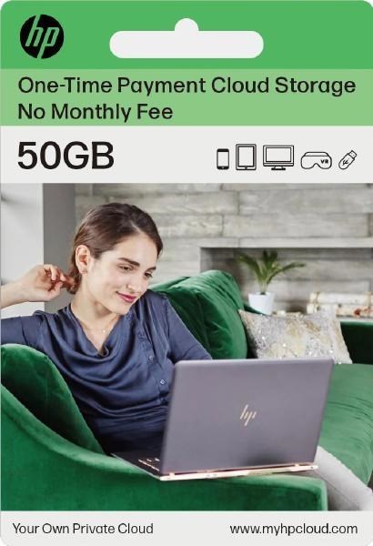 HP Cloud 50GB One-Time Payment Cloud Storage
. Secure, Reliable Lifetime Cloud Storage With No Recurring Fees.