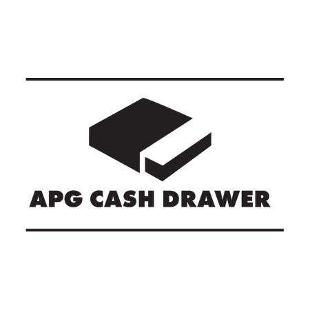 Apg Cash Drawer Vasario Slide-Out Black 412X415X102 STD Enet Interface