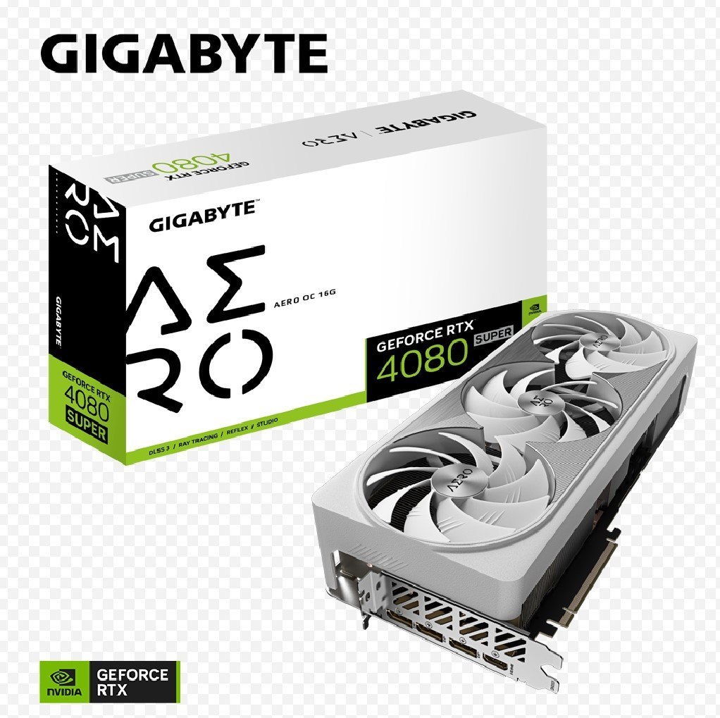 Gigabyte GeForce RTX™ 4080 Super Aero Oc 16G GDDR6X Video Card 2595MHz PCIE4.0x16 DP1.4a *3 Hdmi 2.1 *1