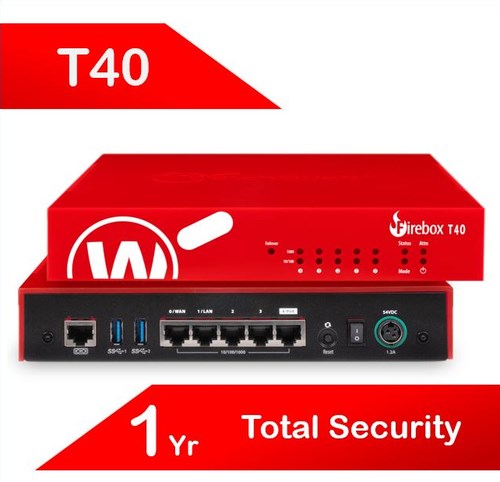 WatchGuard Firebox T40 With 1-YR Total Security Suite (Au)