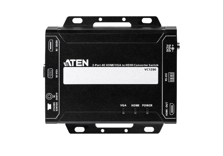 Aten VC1280 2 Port 4K 30HZ Hdmi/Vga To Hdmi Converter Switch