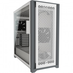 Corsair 5000D Airflow E-Atx, Atx, Usb Type-C, 1X 120MM Front & Rear, Radiator 360MM. 7+2 Pci Slot, 4X 2.5' SSD, 2X 3.5' HDD. Vga 420MM. White. Case (L