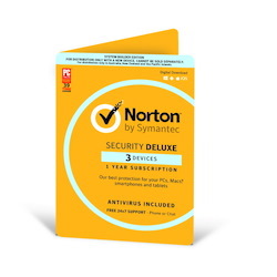 Norton Nor Sof Sec-Dlx-1Yr-3Dev-Oem