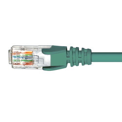 Cabac Hyptertec 50CM Cat6 RJ45 Lan Ethernet Network Green Patch Lead