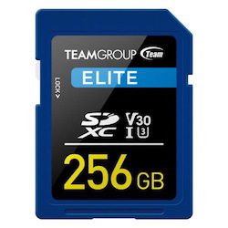 Teamgroup Elite SDXC Uhs-I U3 256GB High Speed Memory Card