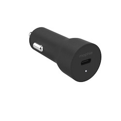 Mophie-USB-C 18W Fast Charge Car Charger- Black Matte