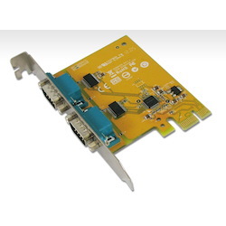 Sunix Pcie 2 Port Serial Card Full Height Expansion RS-232 - It Is Compatible With Pci Express X1, X2, X4, X8 And X16 Lane
