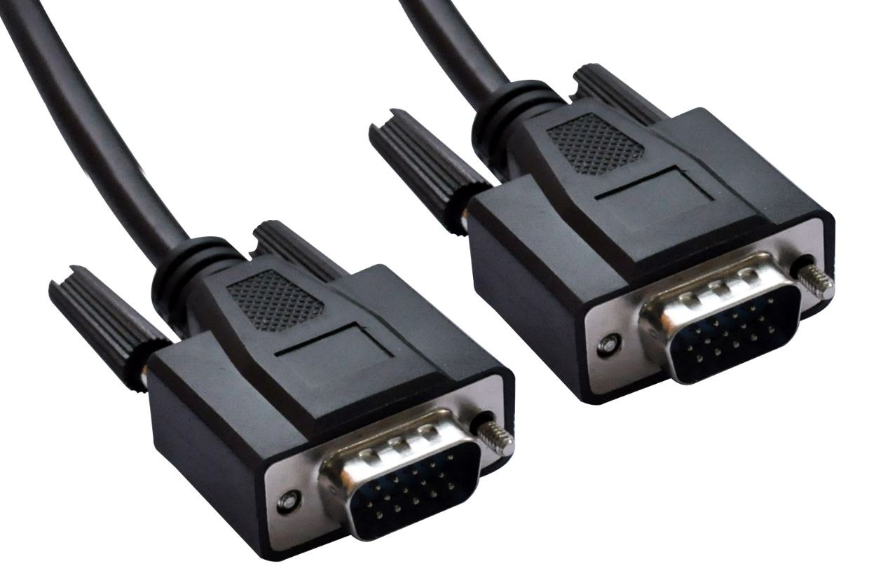 Astrotek Vga Cable 3M - 15 Pins Male To 15 Pins Male For Monitor PC Molded Type Black ~Cbdb15svga3m