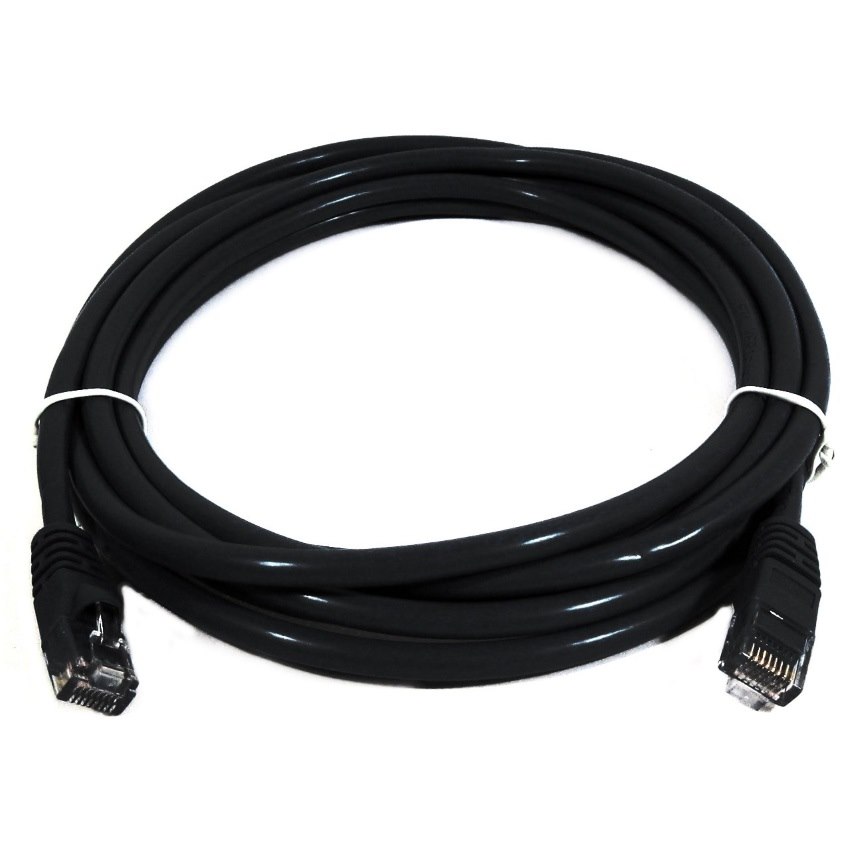 8Ware Cat6a Utp Ethernet Cable 0.5M (50CM) Snagless Black