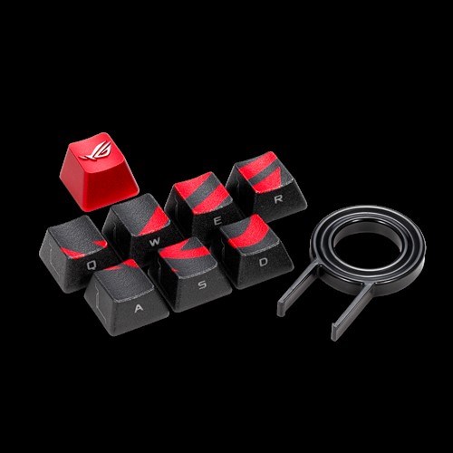 Asus Ac02 Rog Gaming Keycap Set Premium Textured Side-Lit Design For Fps/Moba Keys