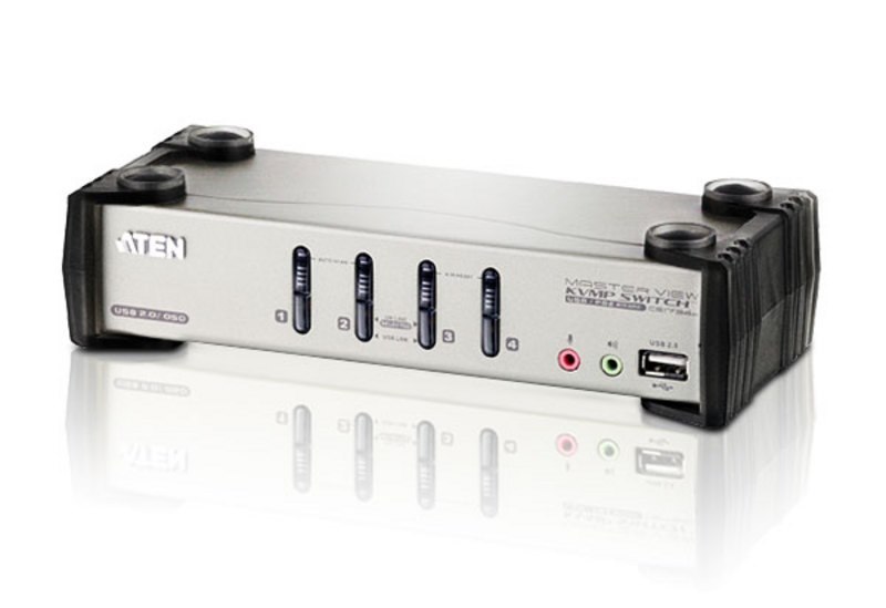 Aten CS1734B 4 Port Usb 2.0 Vga KVMP Switch 2YR