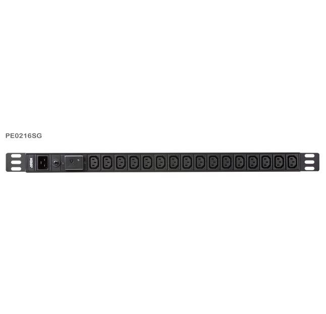 Aten Pe0216sg-At-G 0U 16-Port Basic Pdu With Surge Protection 2YR