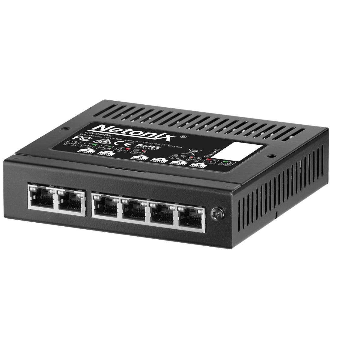 Netonix PoE Switch 6-Ports DC