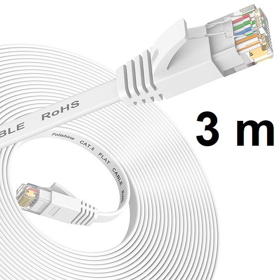 Fna Cat6 Ethernet 3M Cable White