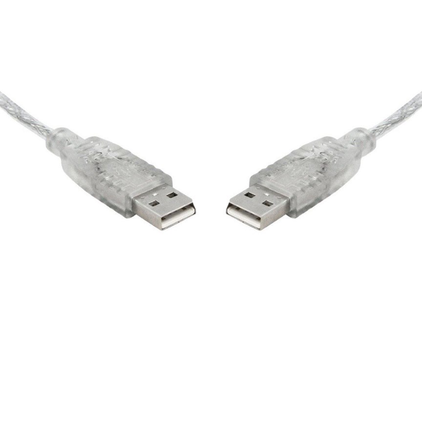 8Ware Usb 2.0 Cable 5M A To A Transparent Metal Sheath Ul Approved