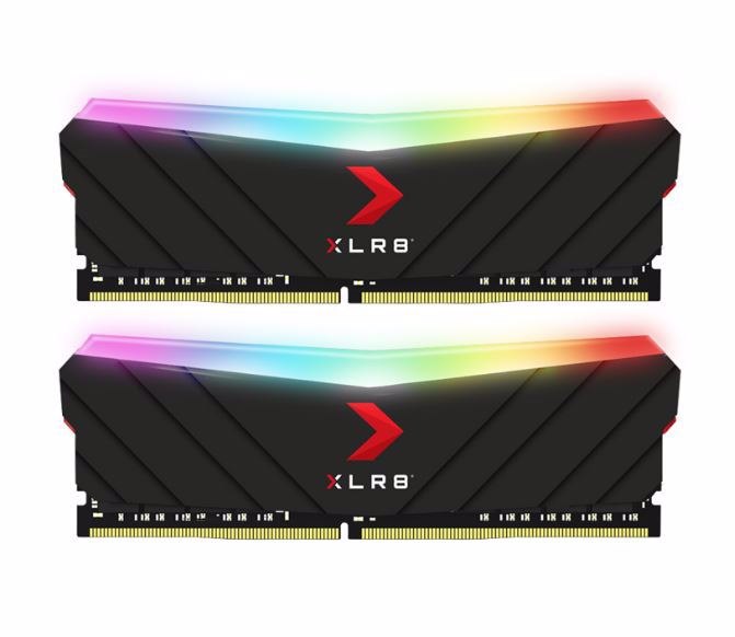 PNY XLR8 16GB (2x8GB) Udimm 4200Mhz RGB CL18 1.35V Black Heat Spreader Gaming Desktop PC Memory