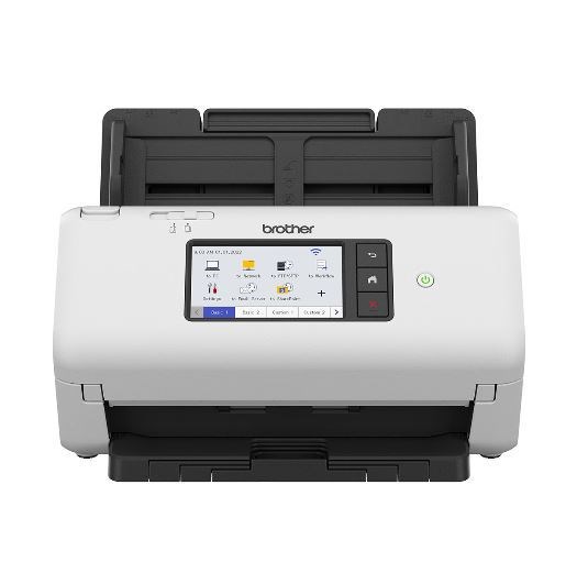 Brother Advanced Document Scanner (40PPM) Network Scanner, W/ 10.9CM Touchscreen LCD & WiFi (2.4G)