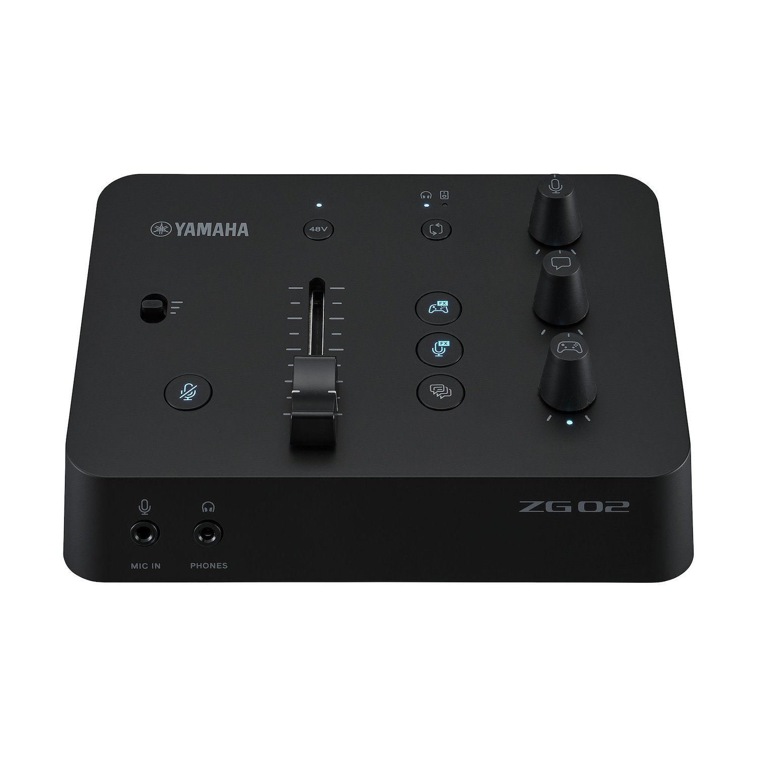 Yamaha ZG02 Game Streaming Compact Audio Mixer, XLR, Usb-C