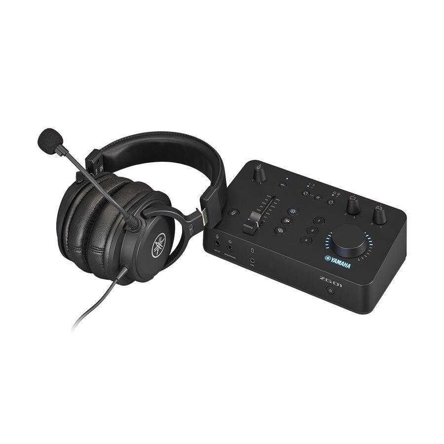 Yamaha Zg01pack Includes: ZG01 Game Streaming Audio Mixer + YG-G01 Headset W/ Condenser Microphon