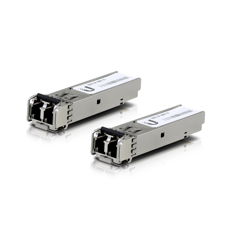 Ubiquiti Uacc-Om-Mm-1G-D-2 Multi Mode Fibre SFP Module. Pack Of 2