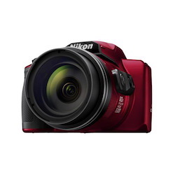 Nikon Digital Compact Camera Coolpix B600, Red , 16MP, 60X Optical Zoom, Fixed Lens Mini Hdmi
