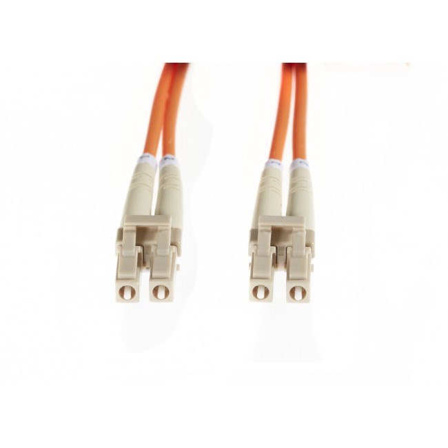 4Cabling 1M LC-LC Om1 Multimode Fibre Optic Cable: Orange