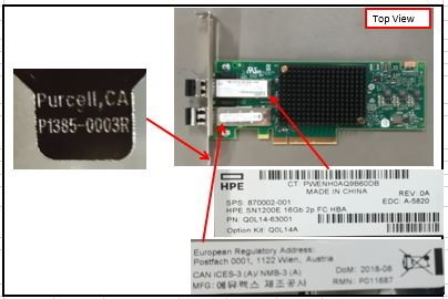 HPE StoreFabric SN1200E Fibre Channel Host Bus Adapter - Plug-in Card