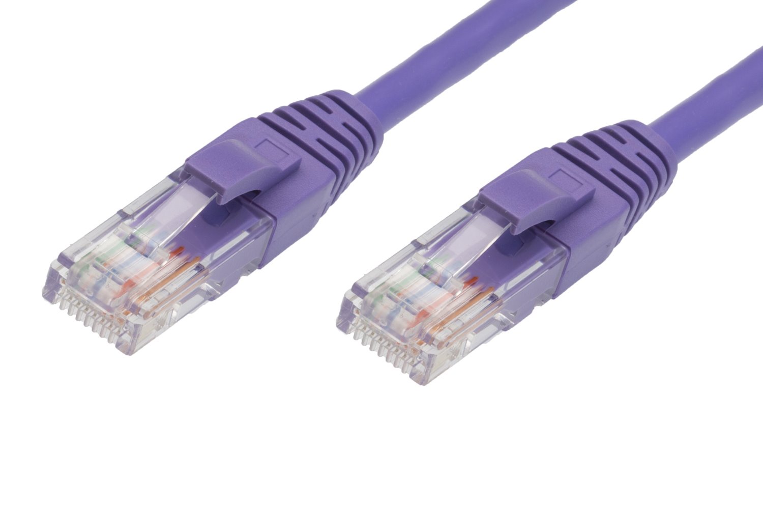 4Cabling 1.5M Cat 5E Ethernet Network Cable. Purple