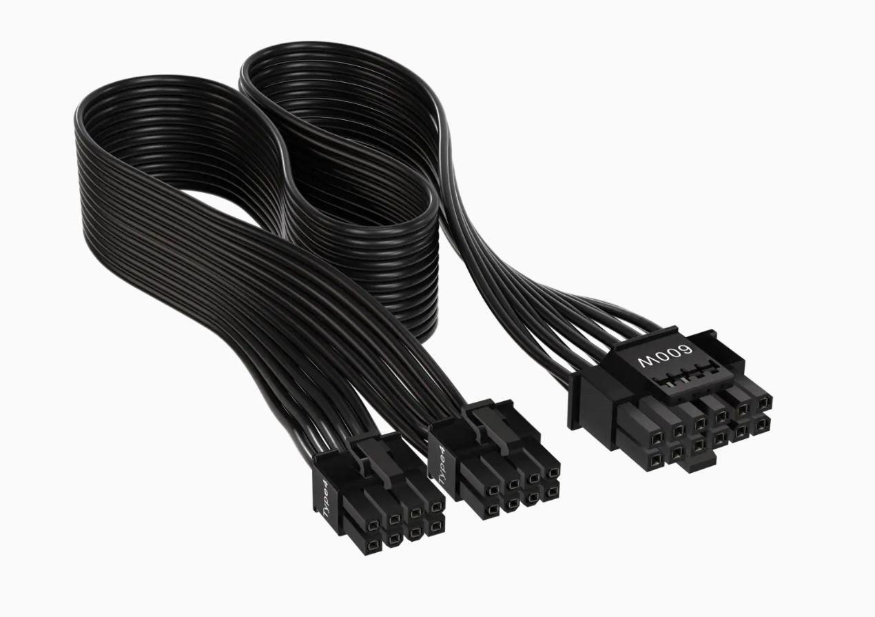 Corsair 12+4Pin PCIe Gen 5 Type-4 12VHPWR 600W Cable