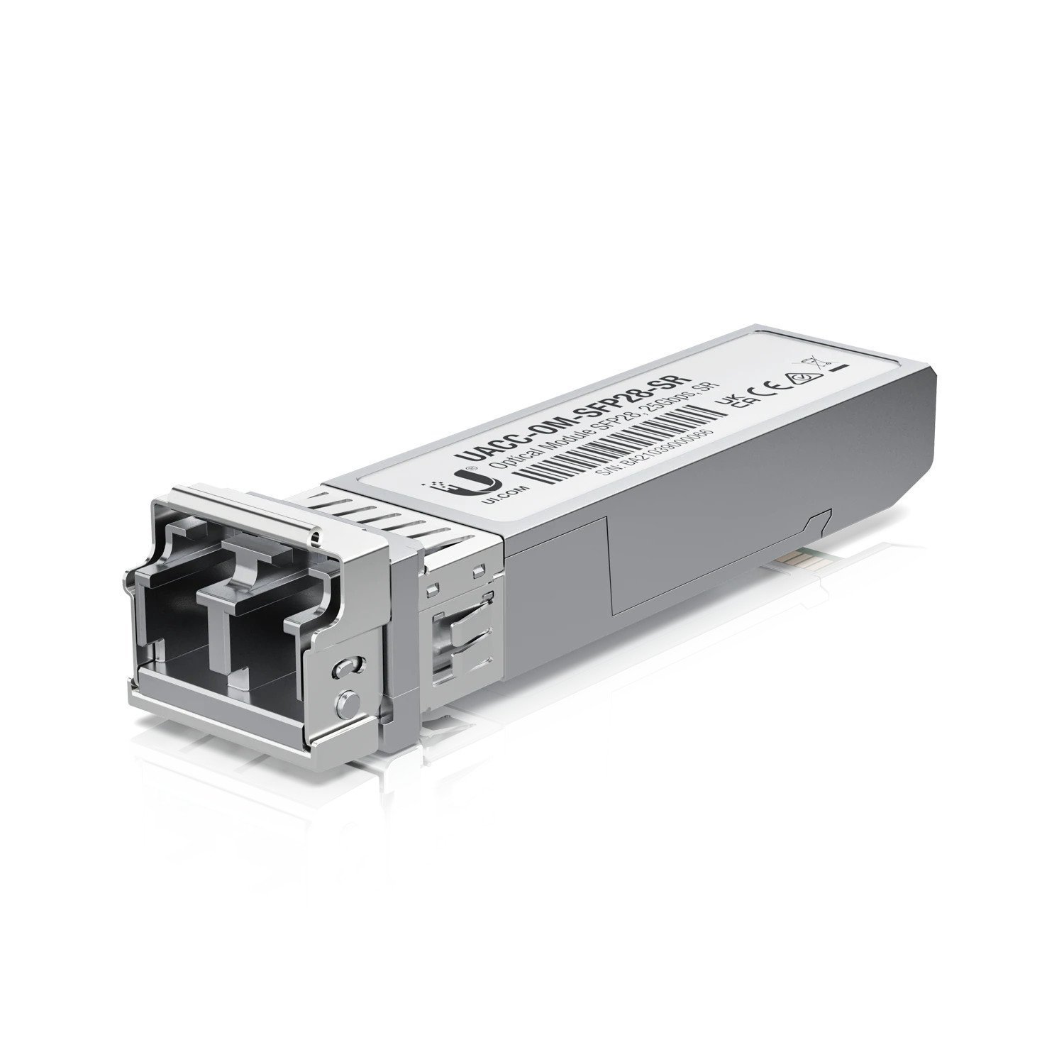 Ubiquiti SFP28 Transceiver Module, SFP28 Transceiver, 25Gbps Throughput Rate, Supports Up To 100M