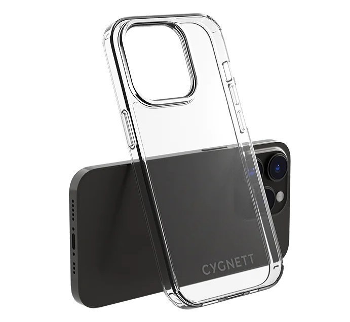 Cygnett AeroShield Apple iPhone 14 Pro Clear Protective Case - (Cy4159cpaeg), Slim, Raised Edges, Tpu Frame, Hard-Shell Back, Scratch Resistant