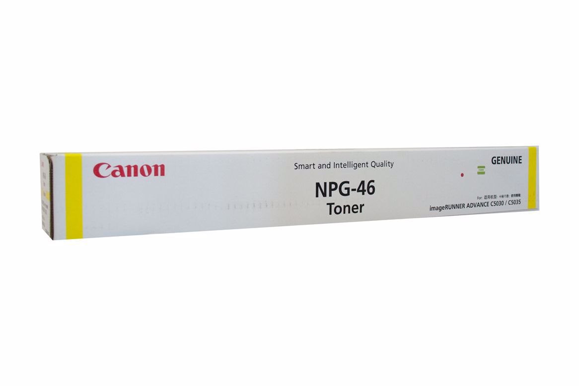 Canon TG46Y Original High Yield Laser Toner Cartridge - Yellow Pack