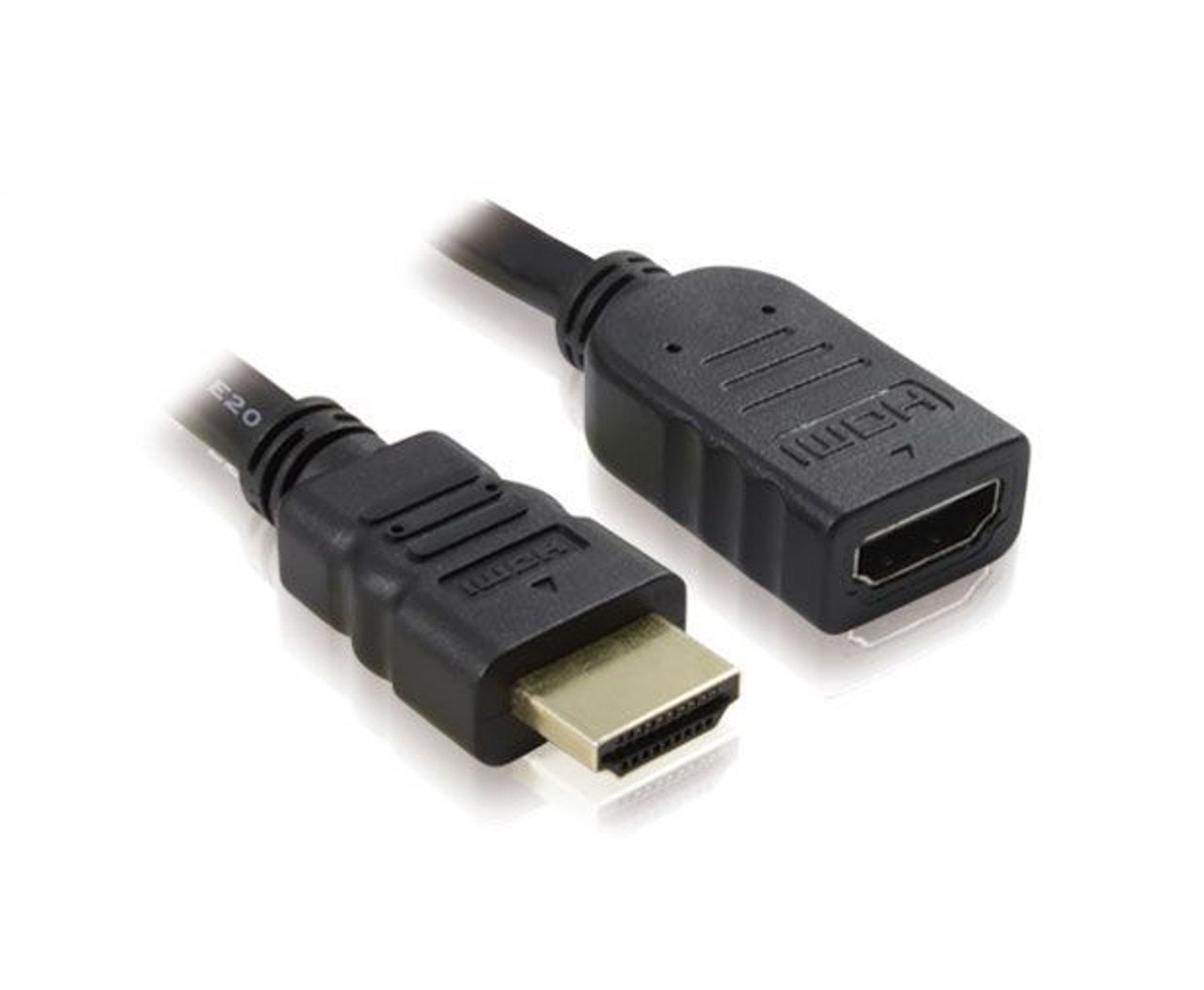 Konix 2M Premium High Speed Hdmi® Extension Cable M-F | Supports 4K@60Hz As Specified In Hdmi 2.0