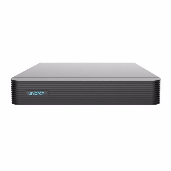 Uniarch by Uniview 4K UltraHD 8MP 4-Channel IP Network Video Recorder with 4 PoE Ports and 1 SATA Bay