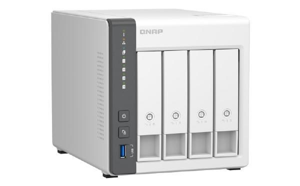 Qnap 4-Bay Arm 4C 2.0GHz ; 4 X Sata 6Gb/s 3.5"/2.5"; 4GB Ram On-Board; 1 X GbE; 1 X 2.5GbE ; 1 X Usb3.2 Gen1 And 2 X Usb2.0