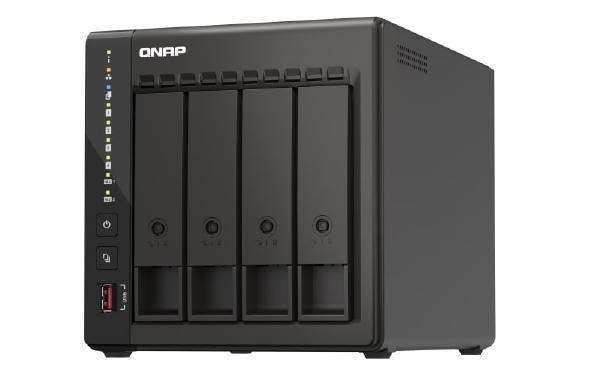 Qnap 4-Bay Desktop Nas, Intel Celeron J6412 4C 2.0GHz, Burst 2.6GHz, Onboard 8GB Ram, 2 X Hdmi 1.4B, 2X M.2 2280 PCIe Slots, 2X 2.5GbE