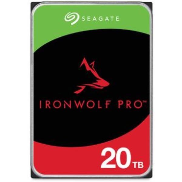 Seagate IronWolf Pro, Nas, 3.5" HDD, 20TB, Sata 6Gb/s, 7200RPM, 256MB Cache, 5 Years